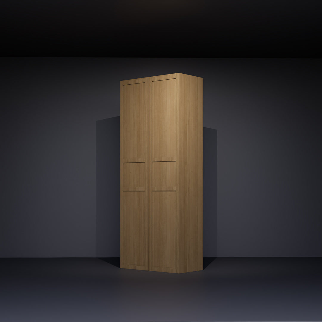 Wardrobe Module-Single Person Wardrobe Storage Cabinet, includes Hanging Space and Shelves